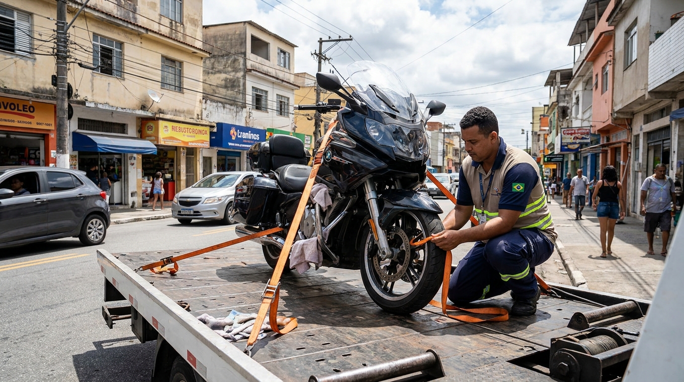 Remoção de Moto em Pane em Petrópolis‑RJ